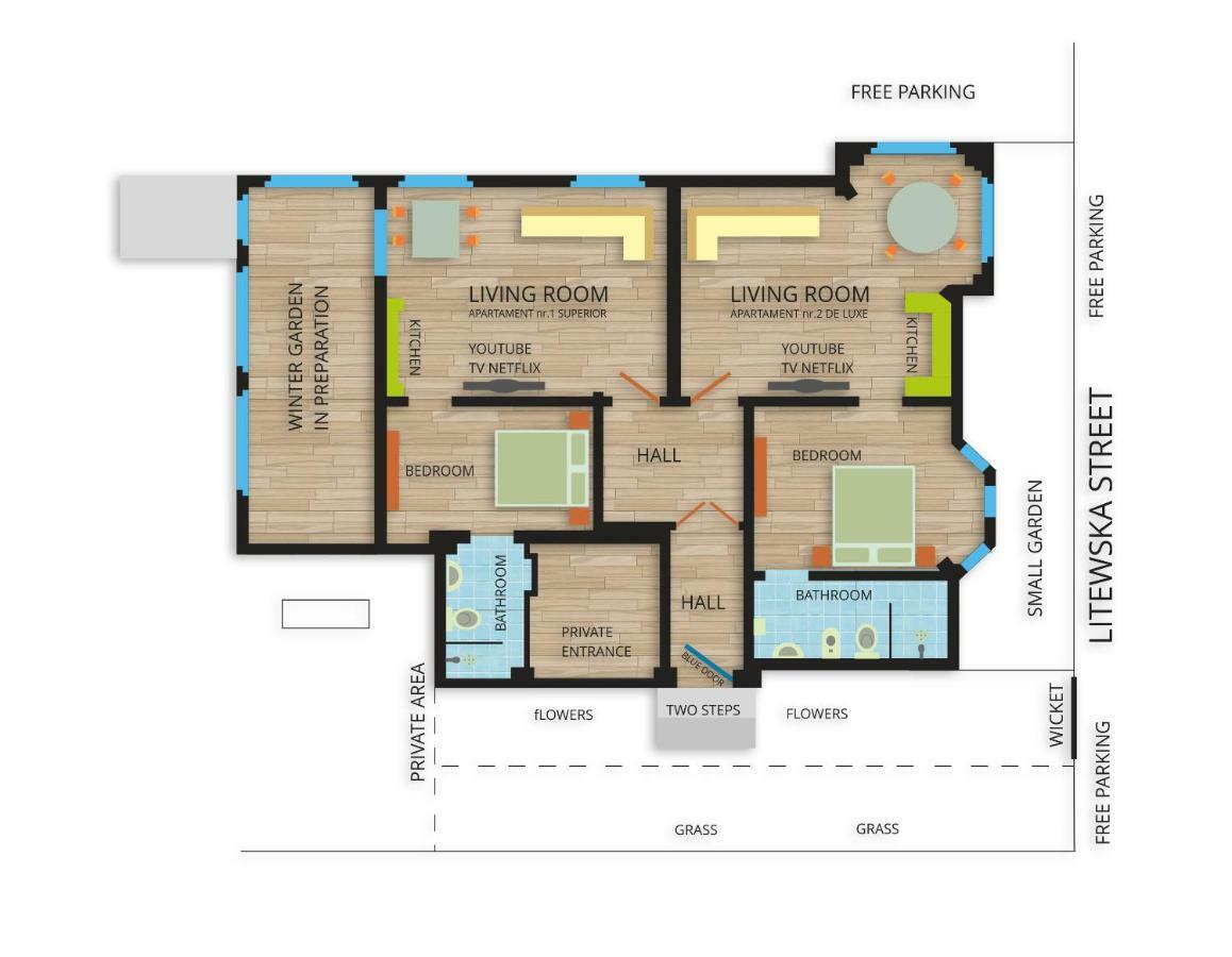Cherry House Apartments Быдгощ Экстерьер фото